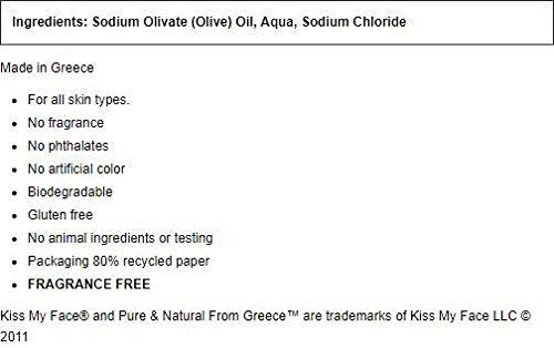 Kiss My Face soap bar in hand demonstrating true 8 oz size and easy handling