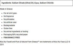 Kiss My Face soap bar in hand demonstrating true 8 oz size and easy handling