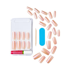 KISS long squoval nails in hand showing length and scale for confident wear