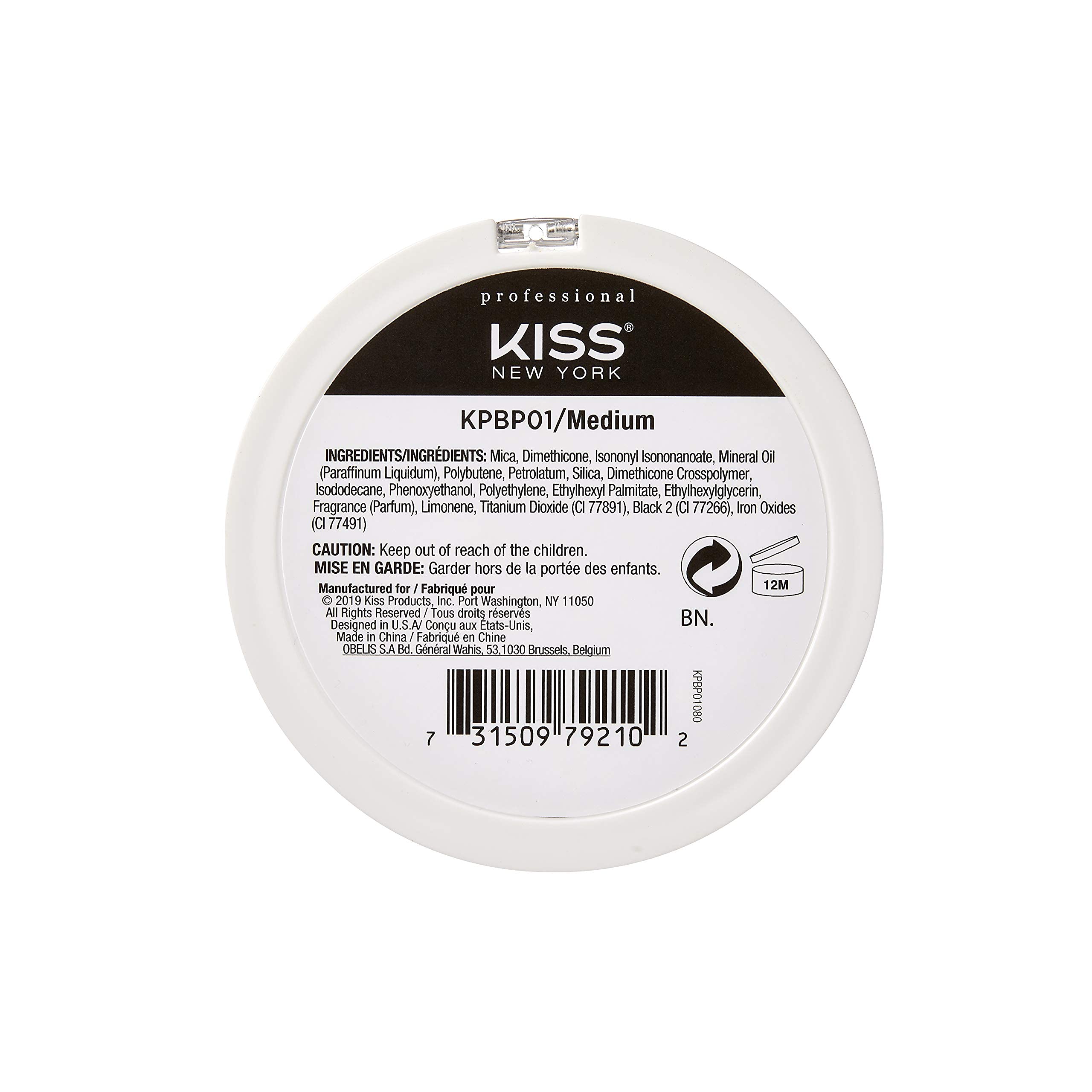 KISS New York close-up texture of powder, shows smooth blendable finish
