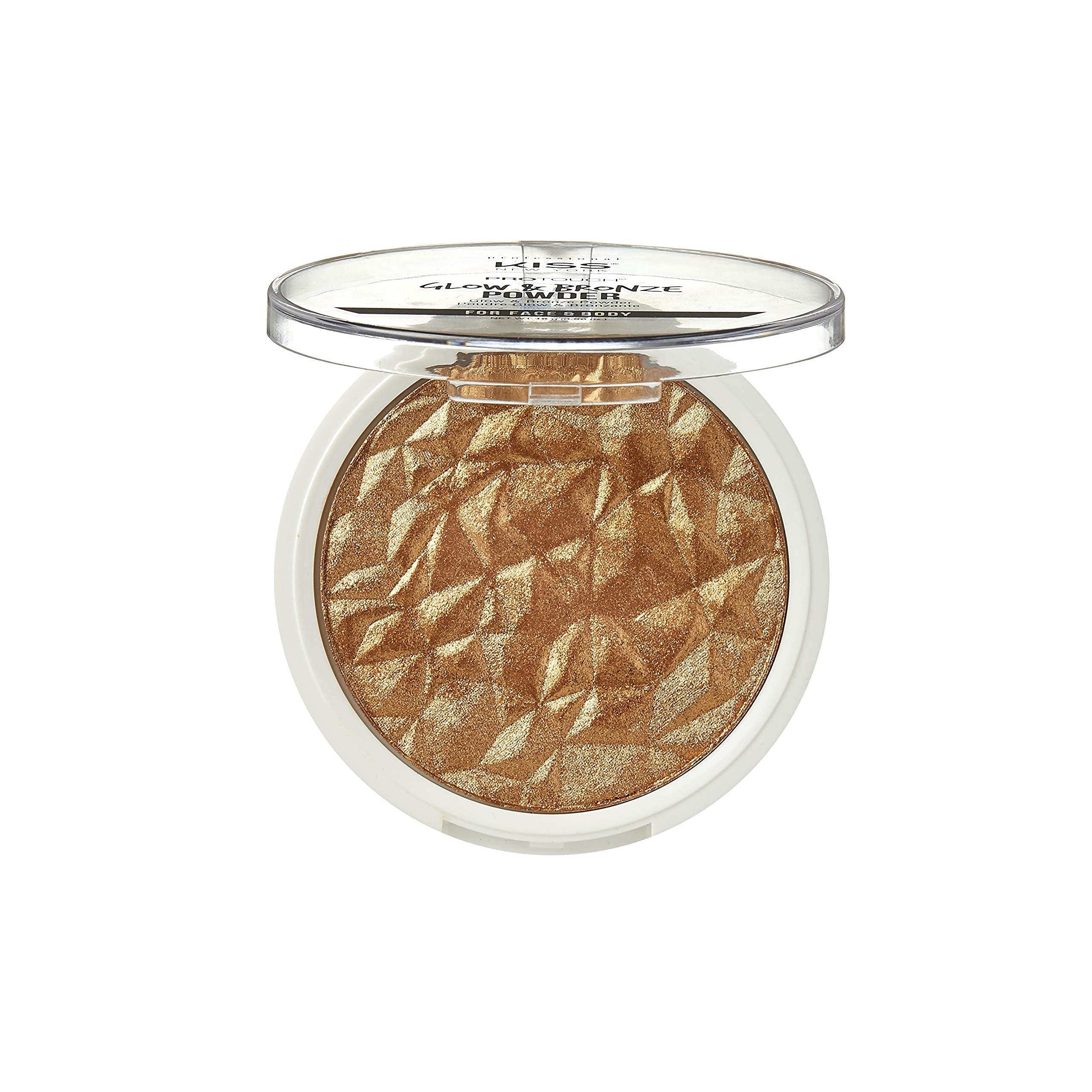Kiss bronzer brush swatch on forearm demonstrating smooth payoff and buildable coverage