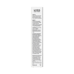 KISS label close-up highlighting peptide formula and ingredient callouts