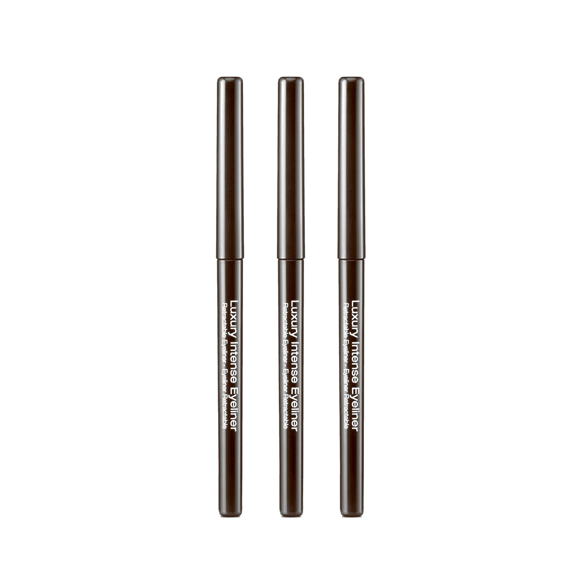 Kiss New York front packaging showing three eyeliners and clear labeling for convenience