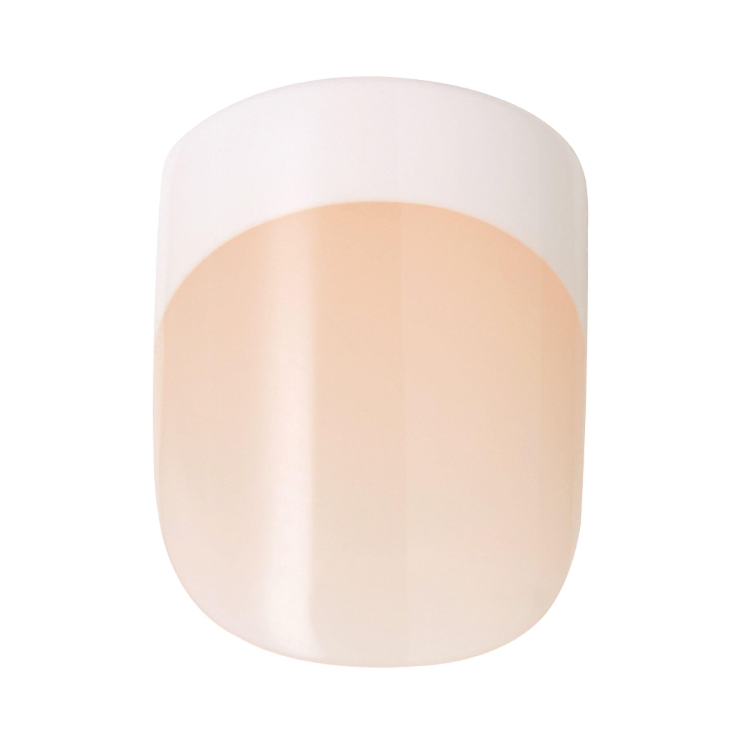 KISS hand wearing nails to show real-short squoval scale and look