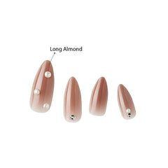 KISS pearl rhinestone detail highlighting subtle sparkle and refined style