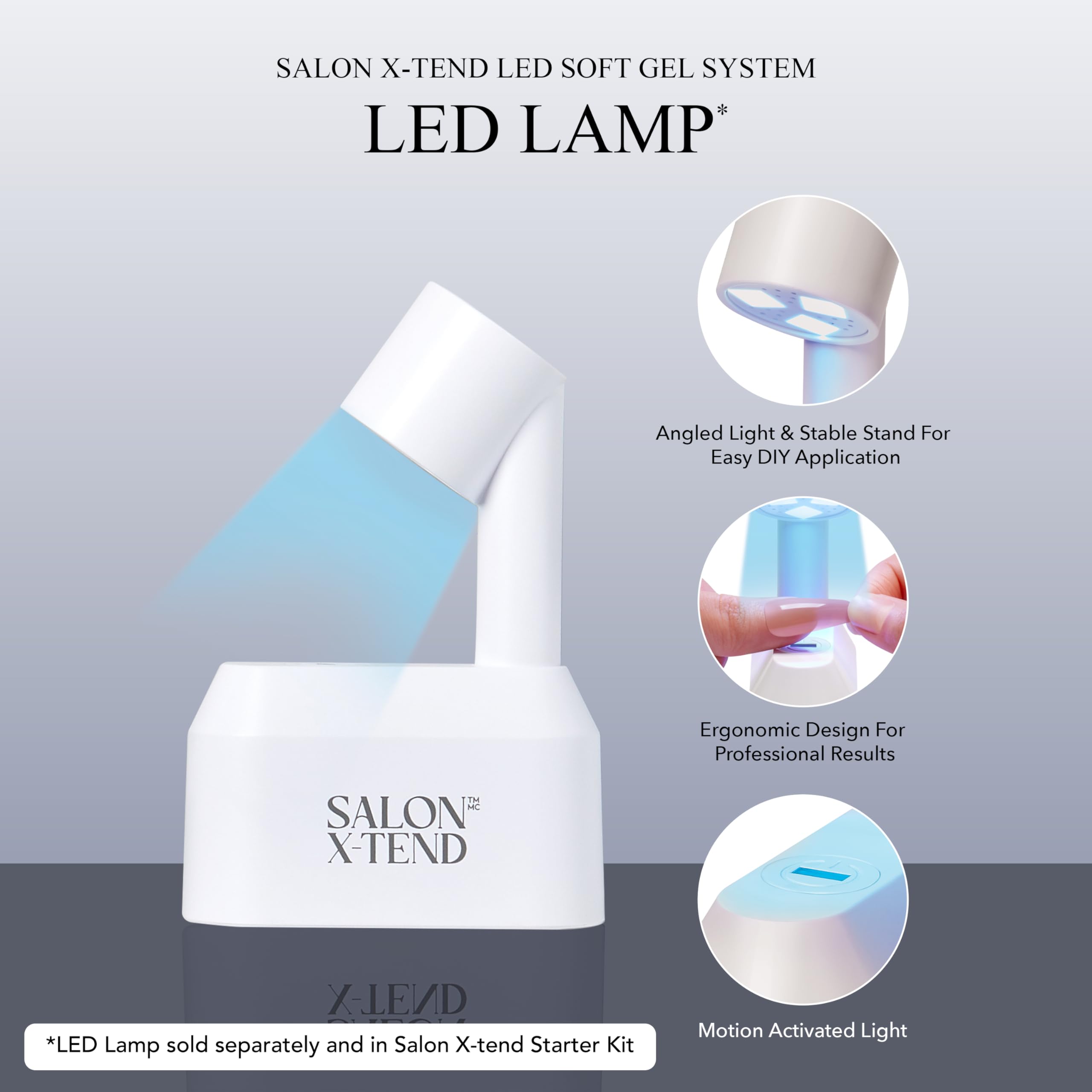 KISS 5ml LED soft gel adhesive with precision nozzle for controlled application