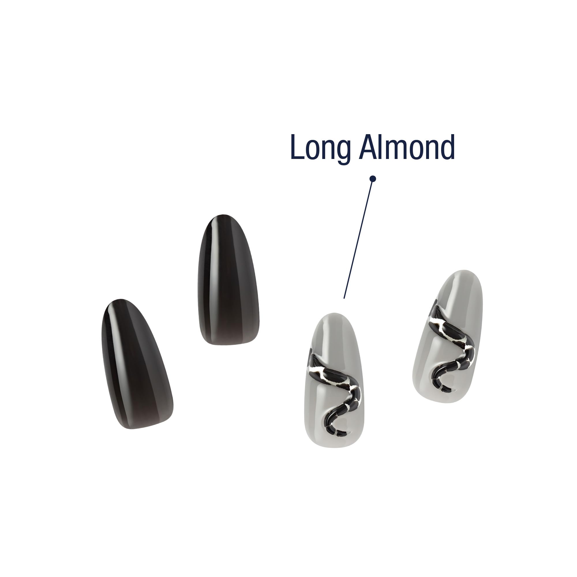 KISS side profile showing glossy curve that provides salon-like shine benefit