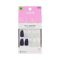 KISS front packaging showing Starry Serenade coffin nails and kit benefit of ready-to-use set