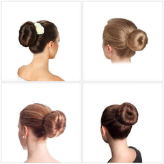 KISSBUTY styled bridal updo example illustrating polished finish and fuller hair benefit