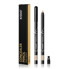 KISSIO concealer pencil front packaging showing product and benefit