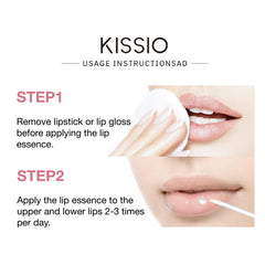 KISSIO tube in pocket emphasizing travel-ready convenience benefit