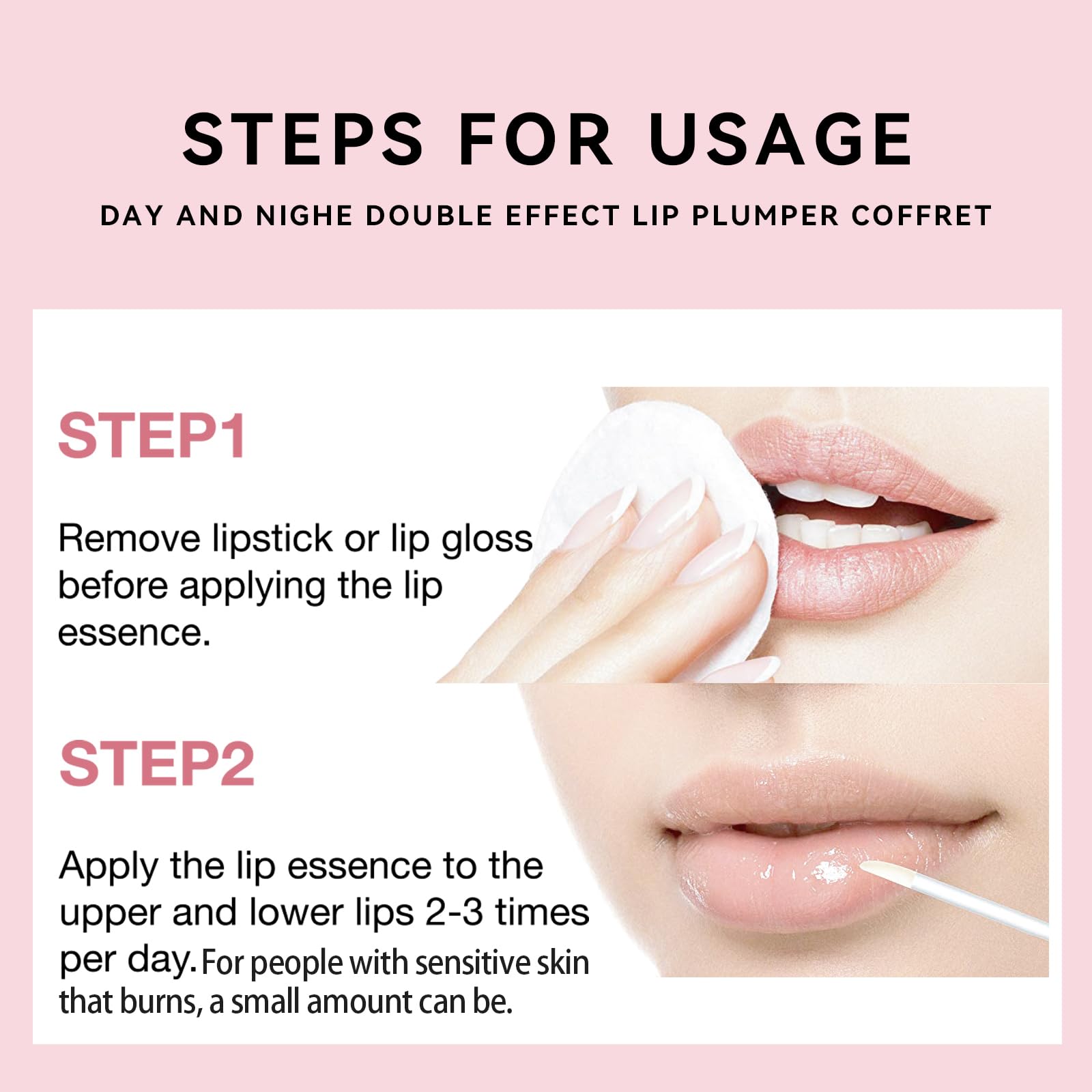 KISSIO night gloss drop demonstrating creamy hydration benefit