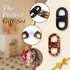 Kistreao clip holding a half-up hairstyle for quick daily styling