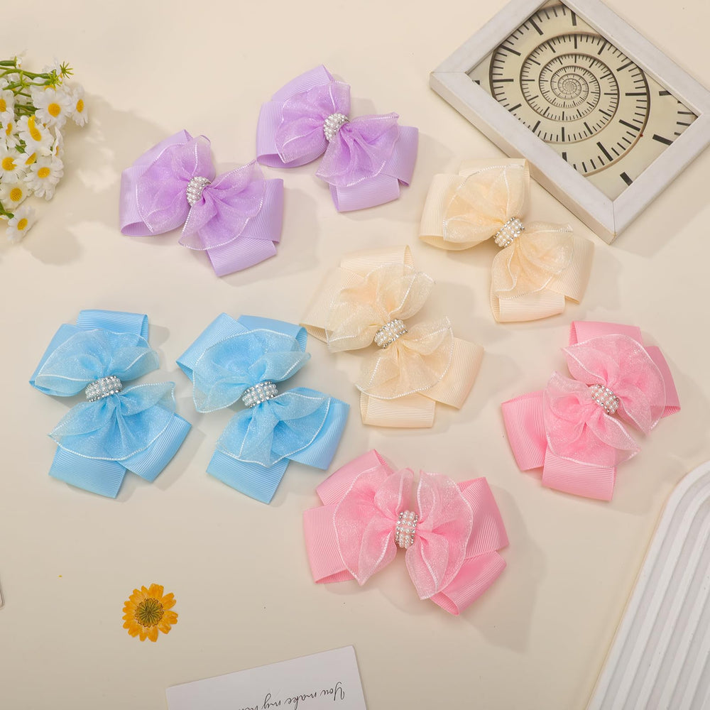 KISZU beige bows set in lifestyle scene shows outfit coordination