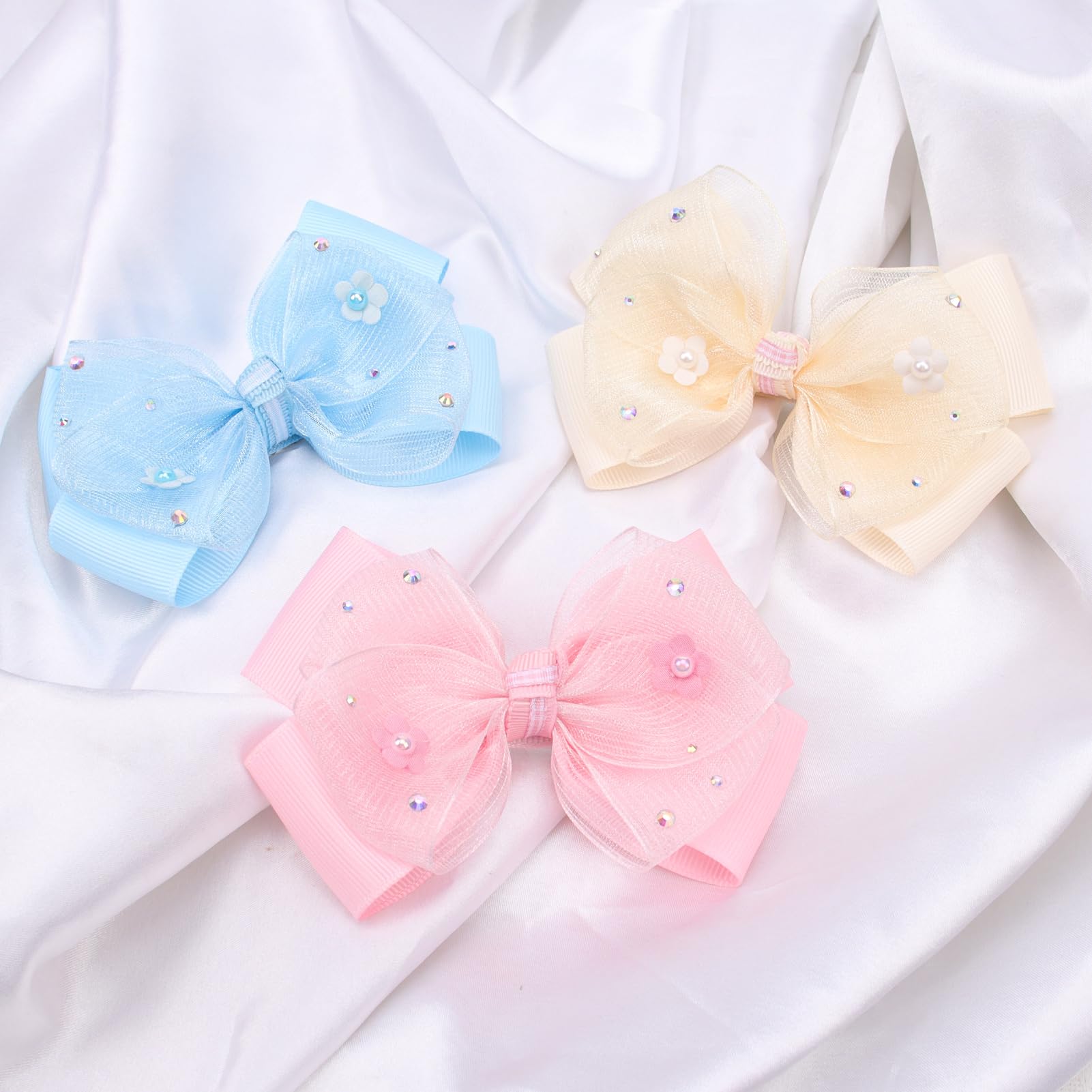 Kiszu bow on ponytail demonstrating tidy, decorative hold