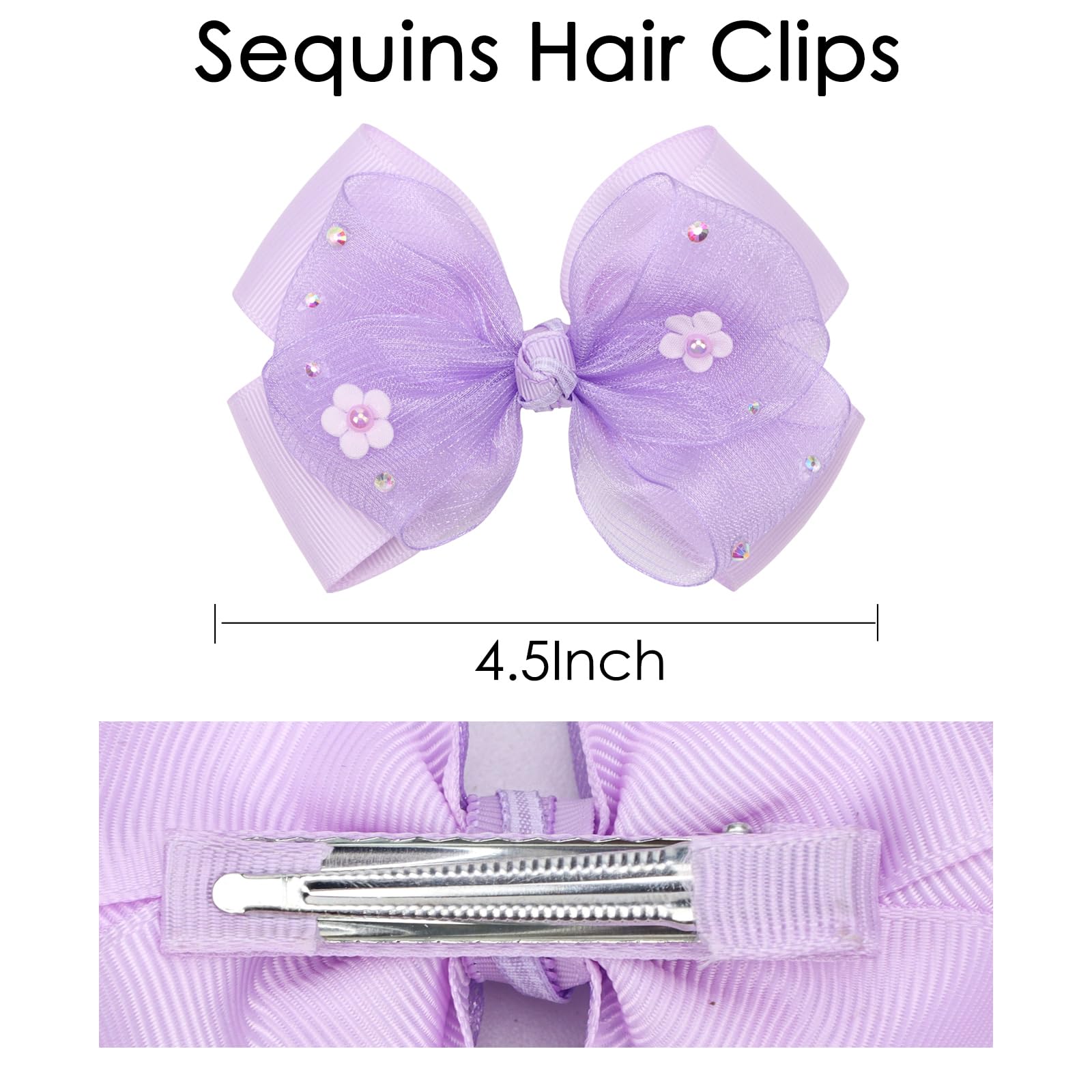 KISZU bow next to ruler displays the 4.5-inch size clearly
