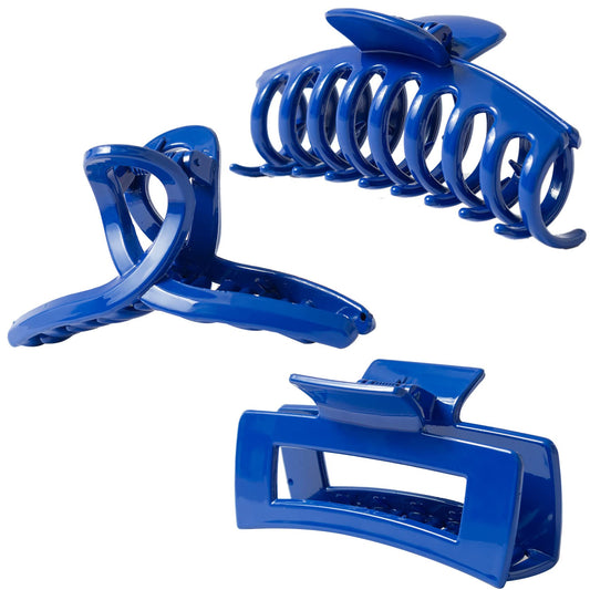 Kitiin front view of blue hair clips showing secure hold