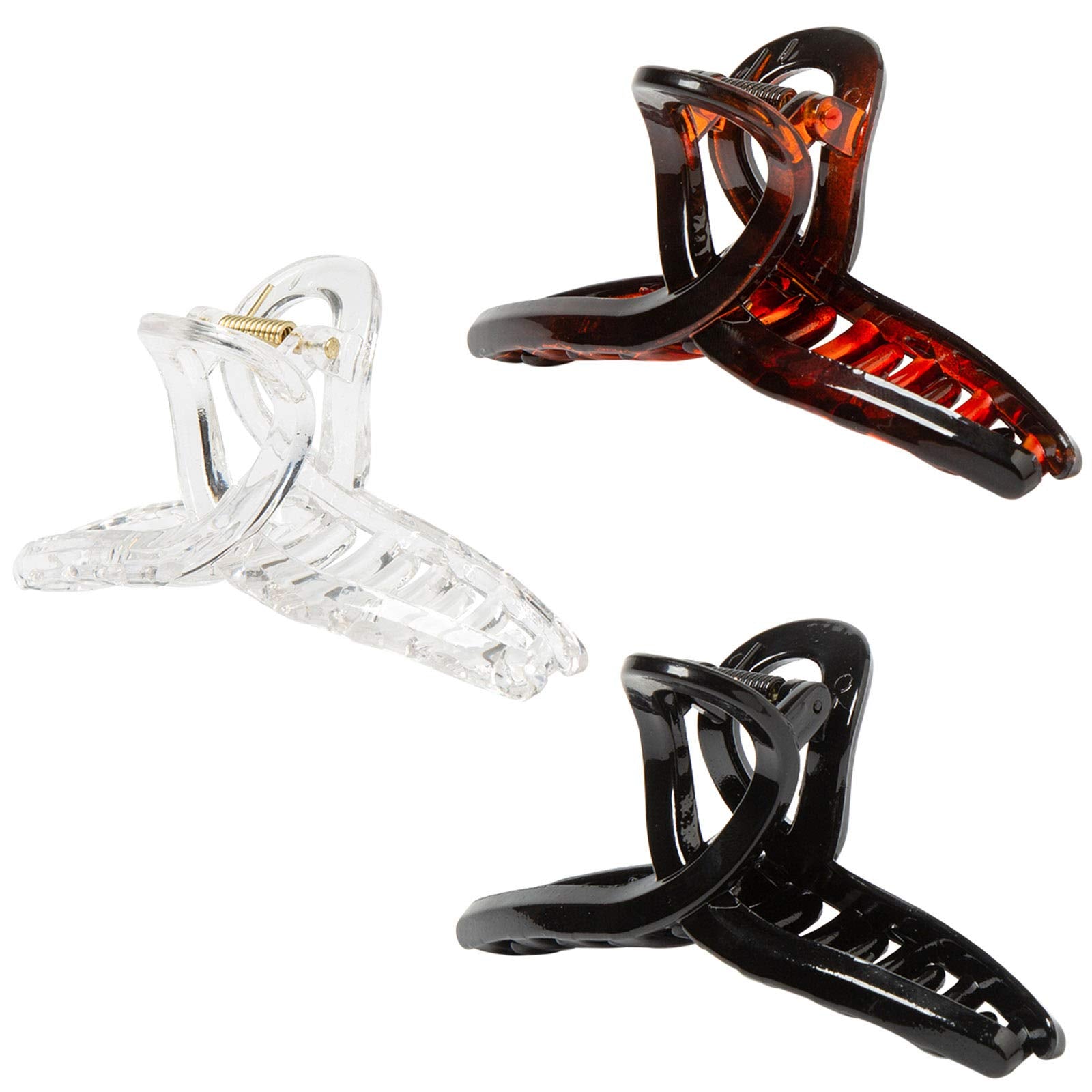 Kitiin front packaging view showing three mixed color clips, convenient storage