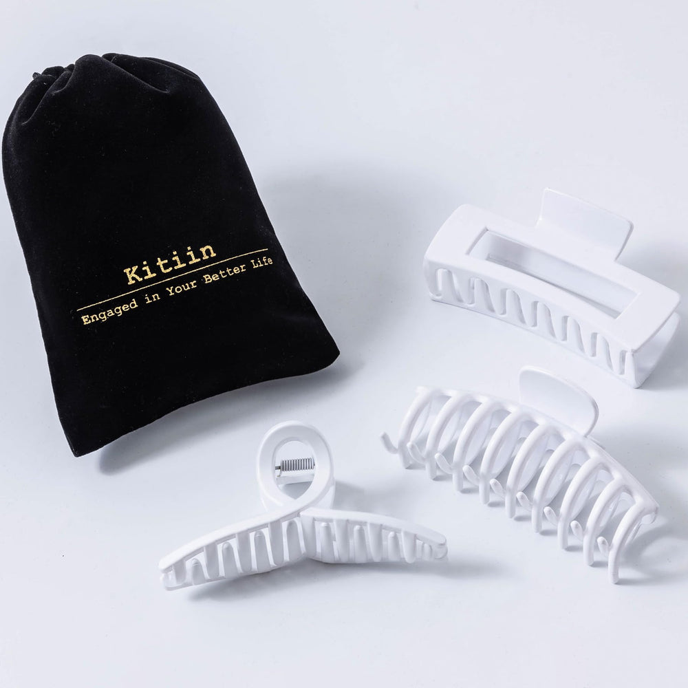 Kitiin three-clip set fanned to show color match and spare convenience
