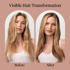 Kitsch applying conditioner to wet hair to show improved manageability