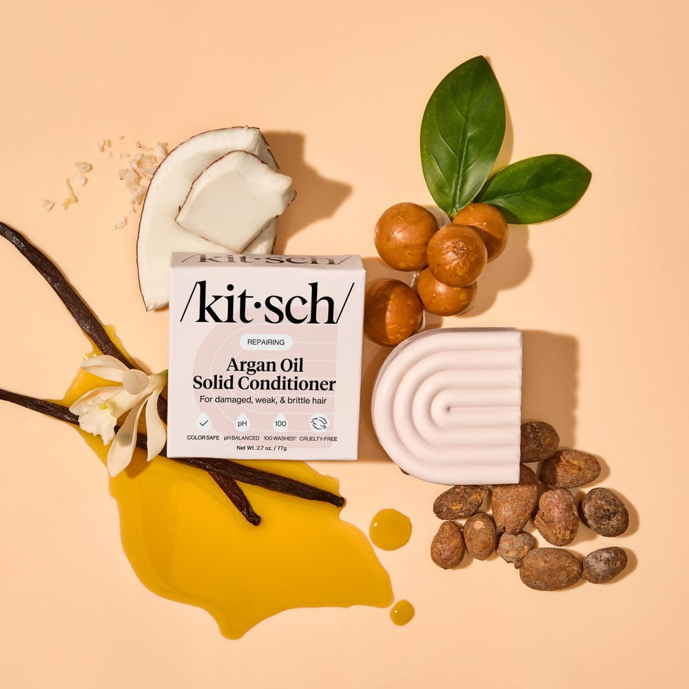 Kitsch after-use hair showing smoother, frizz-reduced finish and improved manageability