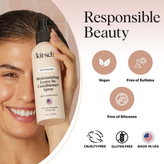 Kitsch back label ingredients list showing formulation transparency and benefits