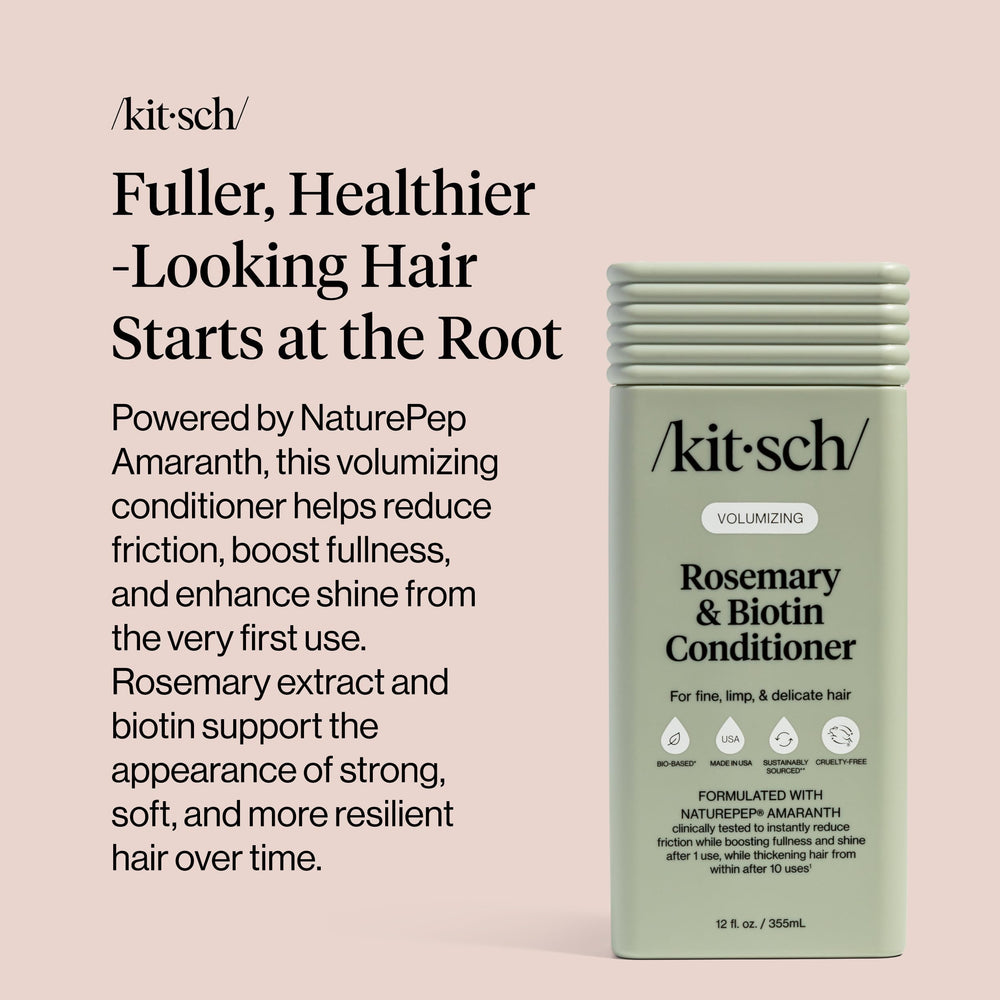 Kitsch before and after lengths showing improved smoothness and perceived fullness