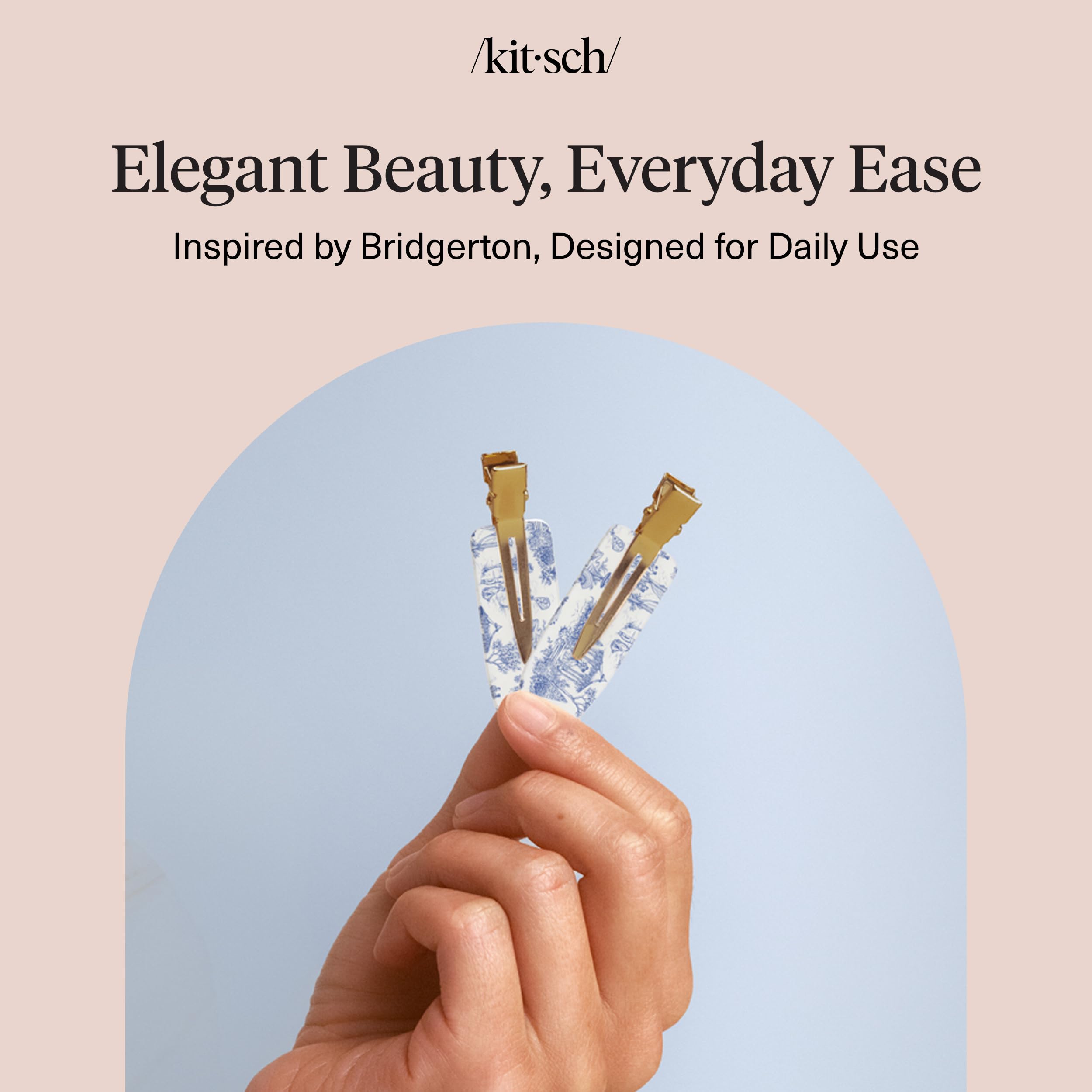 Kitsch Bridgerton four clips arranged to display set variety and gift-ready presentation