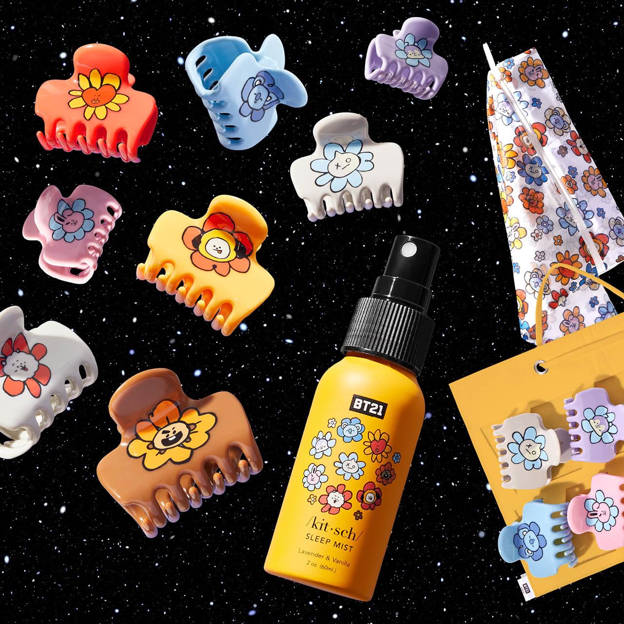 Kitsch BT21 SHOOKY styled at the beach for secure, lightweight all-day wear