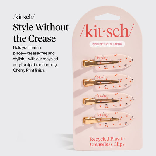 Kitsch close-up of recycled-acrylic texture highlighting smooth finish and gentle hold