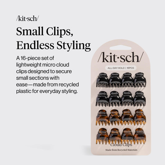Kitsch close-up of clip texture highlighting durable recycled plastic