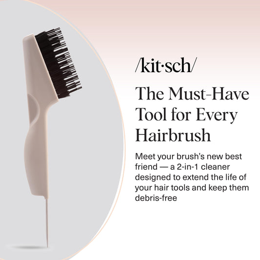 Kitsch closeup of stainless-steel pick for precise hair removal and durable performance