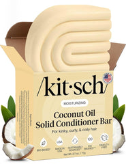 Kitsch conditioner bar front packaging showing product and sustainable benefit