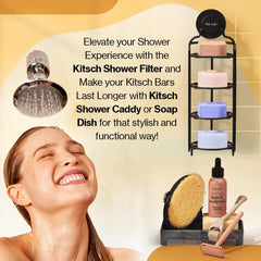Kitsch shampoo bar ingredients flatlay highlighting coconut oil and nourishing benefit