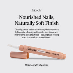 Kitsch brush-tip close-up demonstrating precise, mess-free application benefit