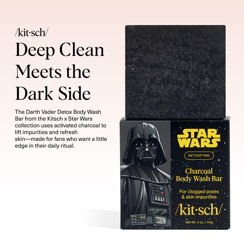 Kitsch soap close-up on Darth design highlighting themed collectible detail