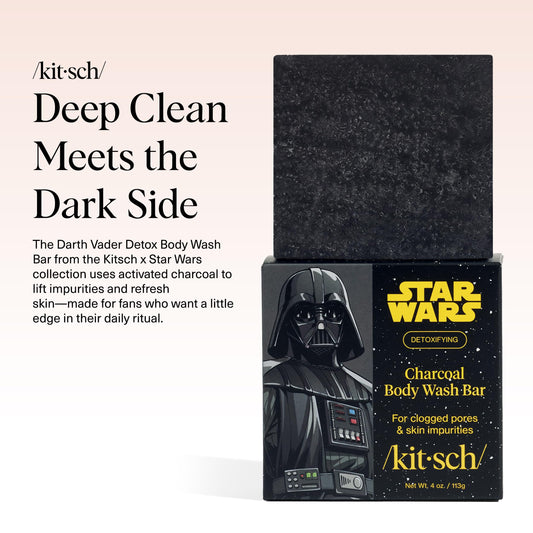 Kitsch soap close-up on Darth design highlighting themed collectible detail