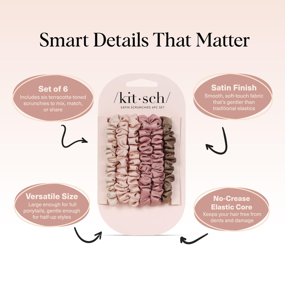 Kitsch elastic core detail displaying stretch for secure, gentle hair hold