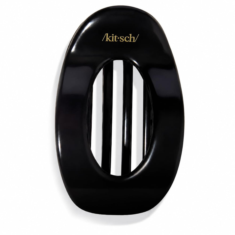 Kitsch front view of flat claw clip showing sleek shape and secure hold