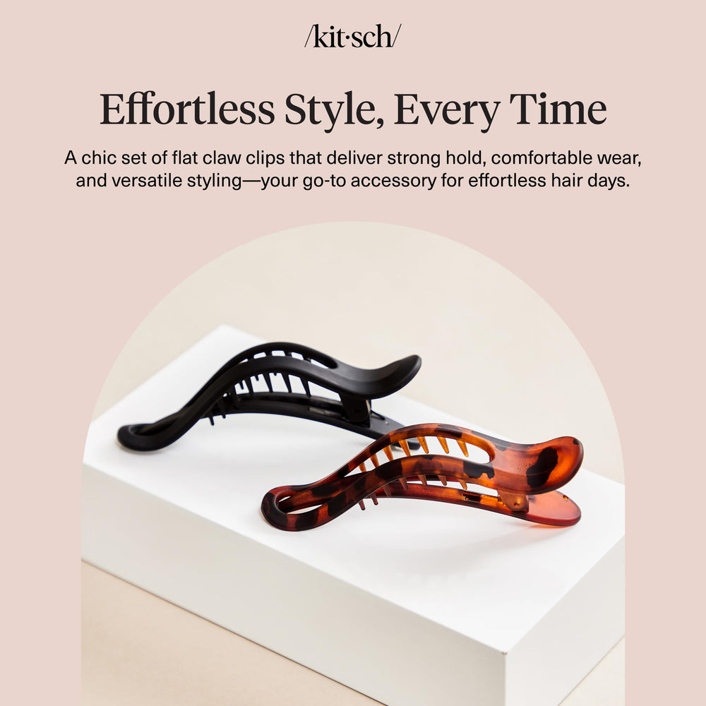 Kitsch flat clip lying flat during yoga offering no-slip comfortable wear