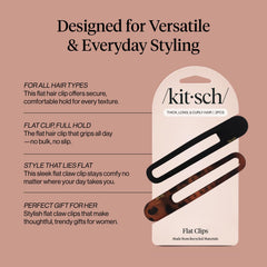 Kitsch clip teeth close-up showing secure grip for all hair types