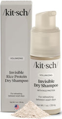 Kitsch front packaging showing compact 1oz pump and volumizing benefit