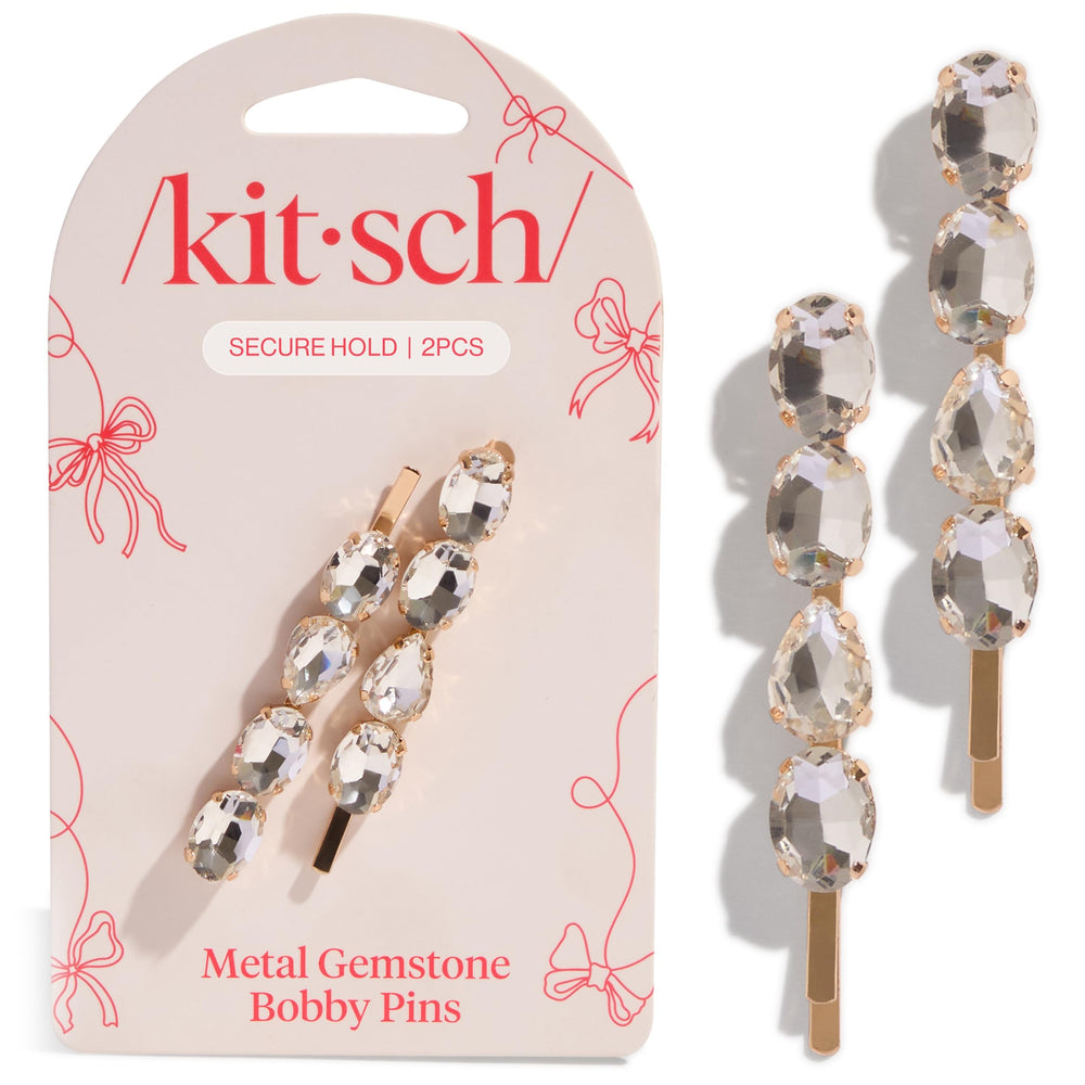 Kitsch front-view packaging showing two pins and elegant gifting