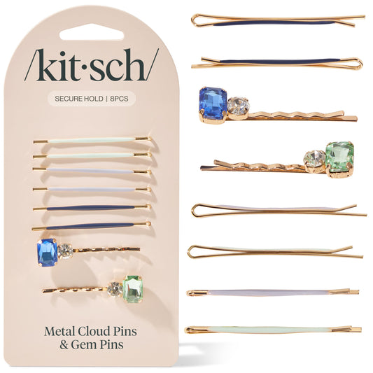 Kitsch front packaging showing 8pcs set and Garden Bouquet theme benefit: clear product view