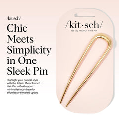 Kitsch hair fork side profile detail highlighting smooth anti-rust finish