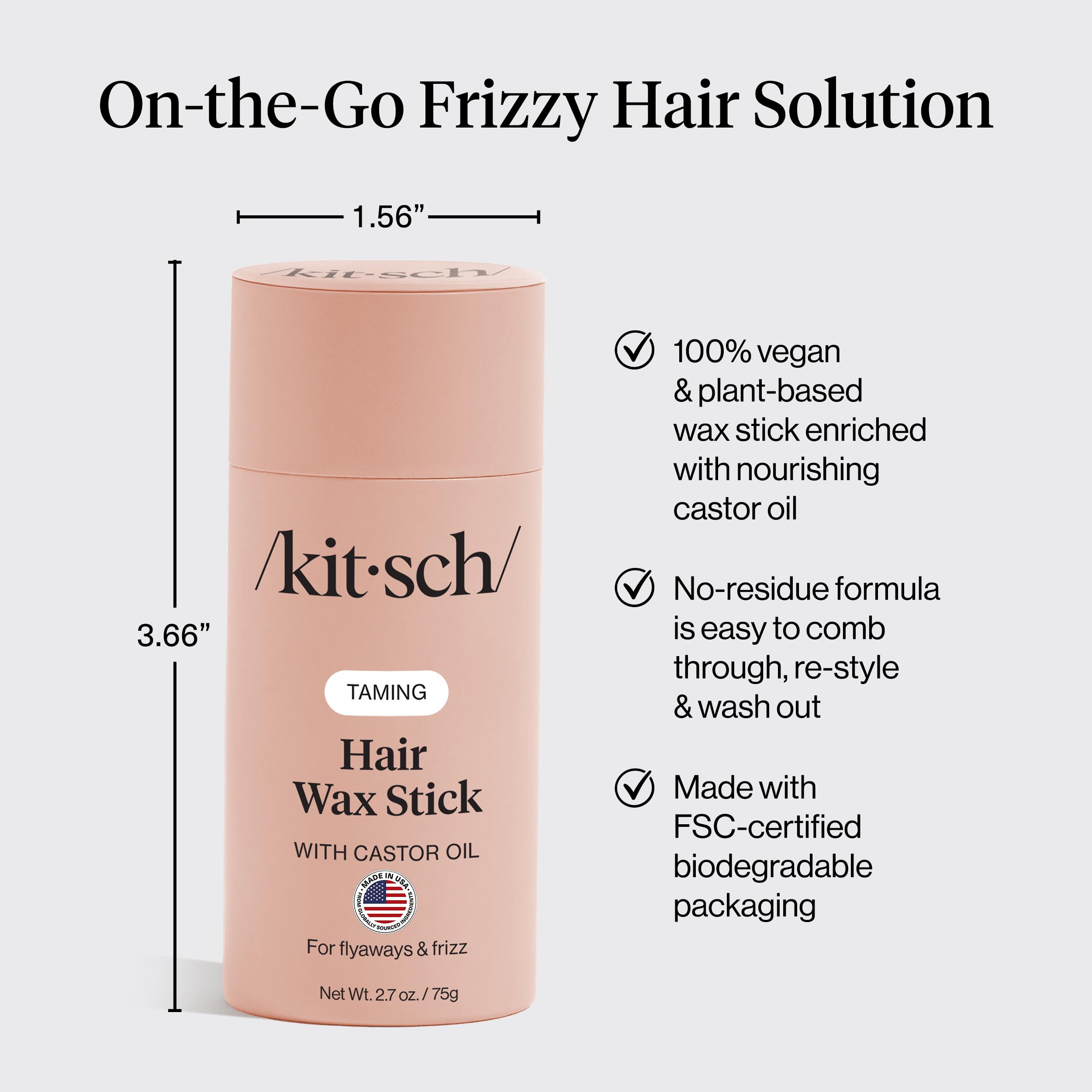 Kitsch next to travel essentials in a bag, quick touch-ups on the go