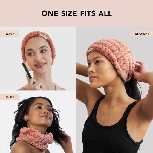 Kitsch headband styled on bathroom counter for spa-like appeal