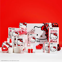 Kitsch Hello Kitty back label showing recycled plastic material information