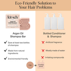 kitsch label detail with ingredient list emphasizing clean, silicone-free benefits