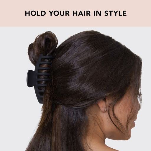 Kitsch clip holding long hair in side profile for comfortable all-day hold
